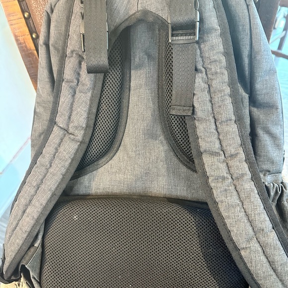 Hap Tim Multi- function Large Grey Baby Diaper Bag Backpack with Stroller Straps - Picture 3 of 10